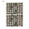 seria Black & White - Czarny & Biały, geometyczne czarno-białe wzory, cyfry, litery*  Mulberry Decoupage Paper FPA2019 Black & White Series - Black & White, geometric black and white patterns, numbers, letters* Papel para decoupage Mulberr